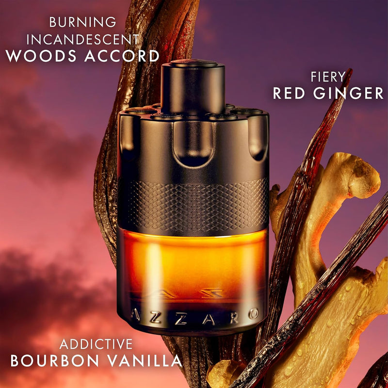 Azzaro The Most Wanted Parfum - Intense Mens Cologne - Spicy & Seductive Fragrance for Date Night - Lasting Wear - Irresistible Luxury Perfumes for Men