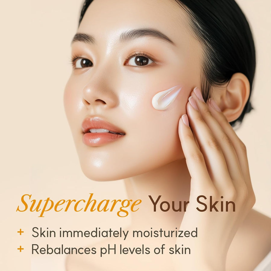 Rice Ceramide Cream, Hydrating Face Moisturizer, for Dry & Combination Skin, Lightweight, Fast-absorbing, 1.69 fl. oz.