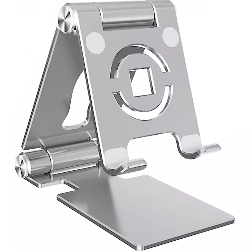 360° Rotation Tablet Stand for iPad, Adjustable Foldable Tablet Holder,Aluminum Phone Stand Compatible with iPad Pro/ Air/ Mini