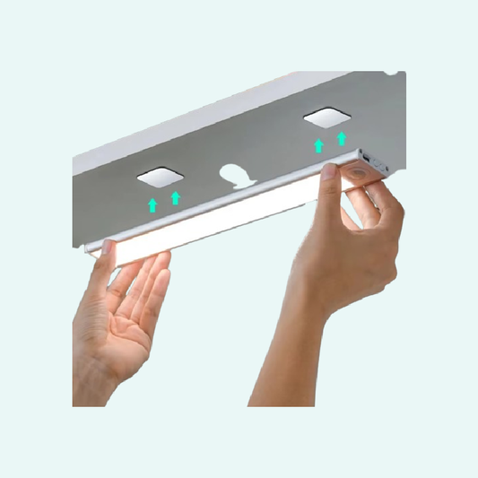 LED Motion Sensor Light Night Light Wireless USB Under Cabinet Light For Kitchen Cabinet Bedroom Wardrobe Sensor Indoor Lighting 10cm
