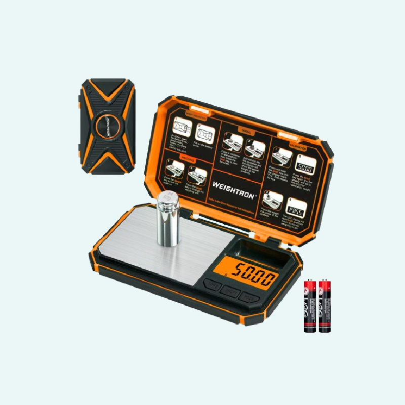 Digital Pocket Scale 50g/0.001g Accuracy，Small Jewellery Coin Powder Scale Digital Gram and Oz with 50g Cal Weights