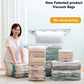 No Need Pump Vacuum Bags for Storing Clothes Suitable for Luggage and Essential Travel Compression Bag Clothing Storage Organizer