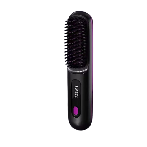 Wireless Hair Straightener Brush Ceramic Heating Smooth hair care Comb Portable Negative Ion Hair Care Comb