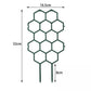 2pcs Honeycomb Design Plant Trellis, Rustproof Plastic Support for Potted Vines and Flowers, Indoor Outdoor Garden Climbing Frame
