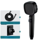 High Pressure Shower Head Water Saving 4 Modes Shower Heads Adjustable One-Key Stop Water Massage Sprayer Bathroom Accessories