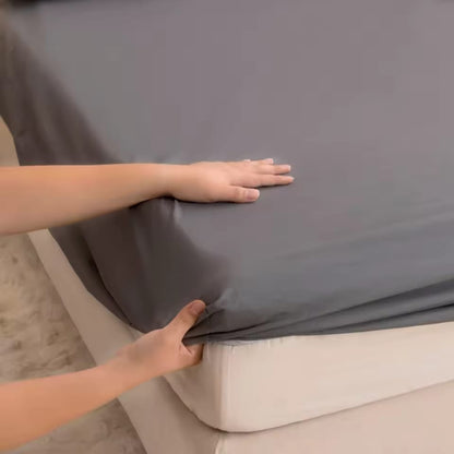 Waterproof Fitted Bed Sheet With 360 Elastic Band Bedsheet Bedspreads for Single Double King Queen Size Mattress Protector Cover