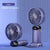 USB Handheld Mini Fan Foldable Portable Neck Hanging Fans 5 Speed USB Rechargeable Fan with Phone Stand and Display Screen