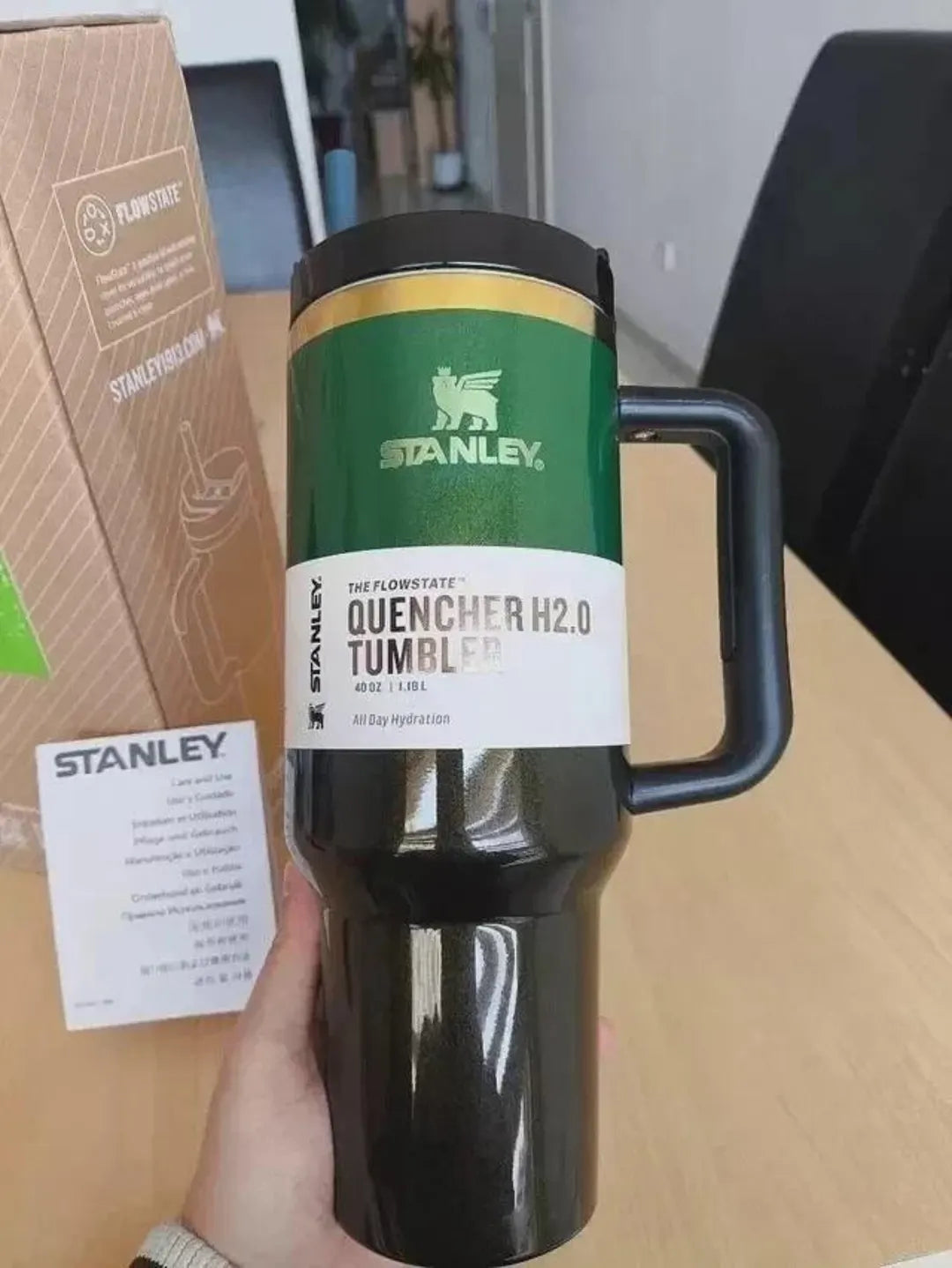 Stanley Wicked x Target Elphaba 40oz H2.0 Flowstate Quencher Tumbler