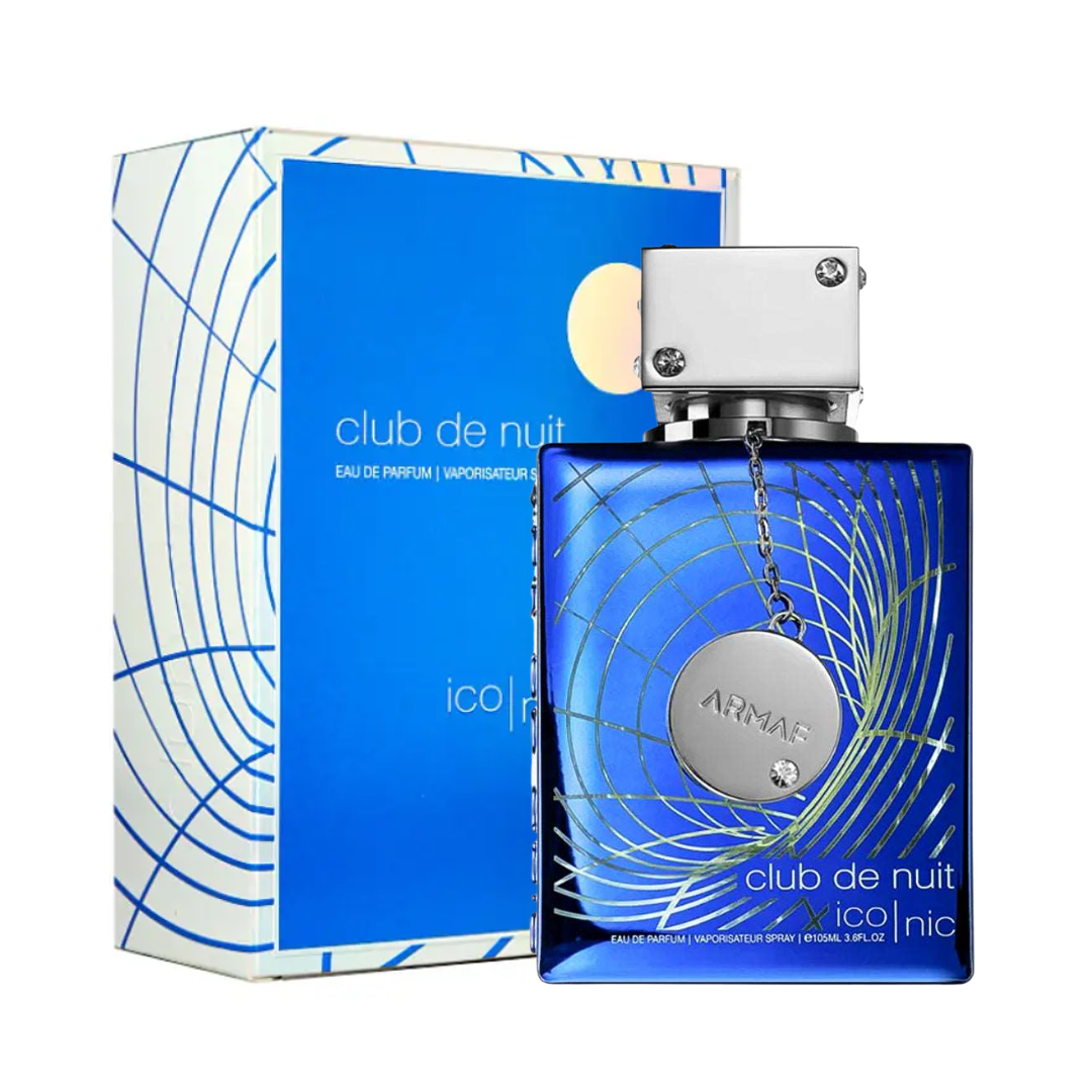 Armaf Club de Nuit Blue Iconic for Men Eau de Parfum perfume bottle and packaging