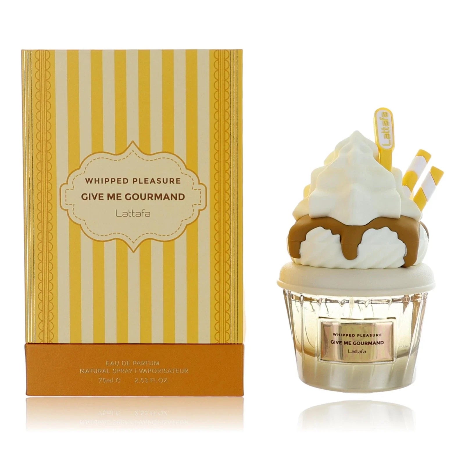 Lattafa Give Me Gourmand Whipped Pleasure Eau de Parfum 75ml – Sweet Creamy Dessert Perfume for Women | Free USA Delivery
