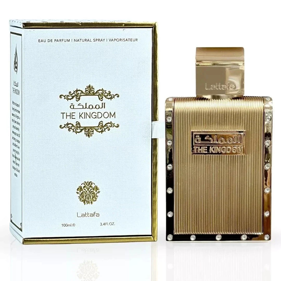 Lattafa The Kingdom Eau de Parfum 100ml – Elegant Floral Musky Luxury Perfume for Women | Free USA Delivery