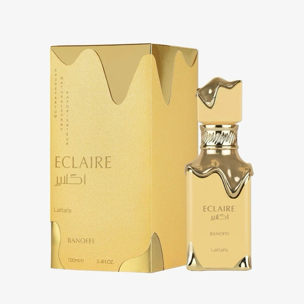 Lattafa Eclaire Banoffi Eau De Parfum 3.4 oz / 100ml Sweet Gourmand Luxury Perfume for Women & Men – Free USA Delivery