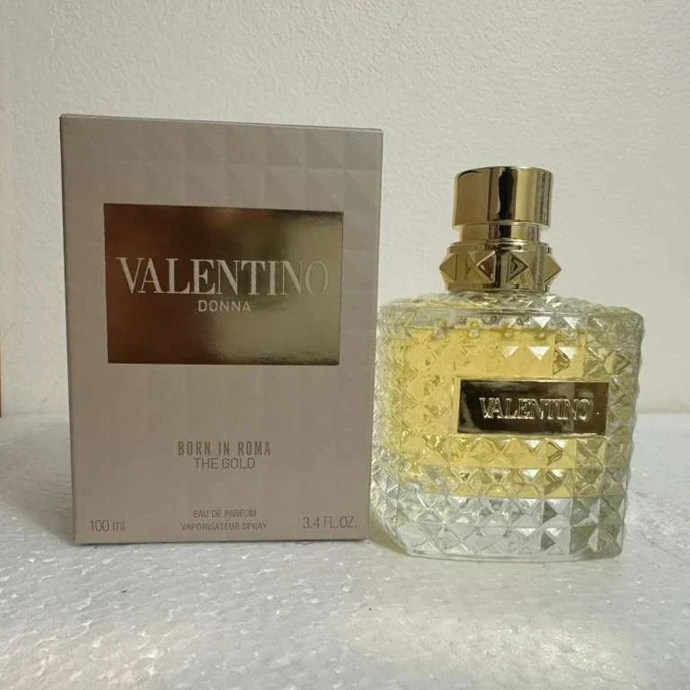 Valentino Born in Roma The Gold EDP 3.4 oz / 100ml for Women – New & Sealed, Free USA Shipping, 3-Day Delivery