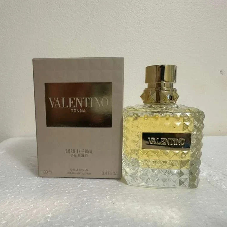 Valentino Born in Roma The Gold EDP 3.4 oz / 100ml for Women – New & Sealed, Free USA Shipping, 3-Day Delivery