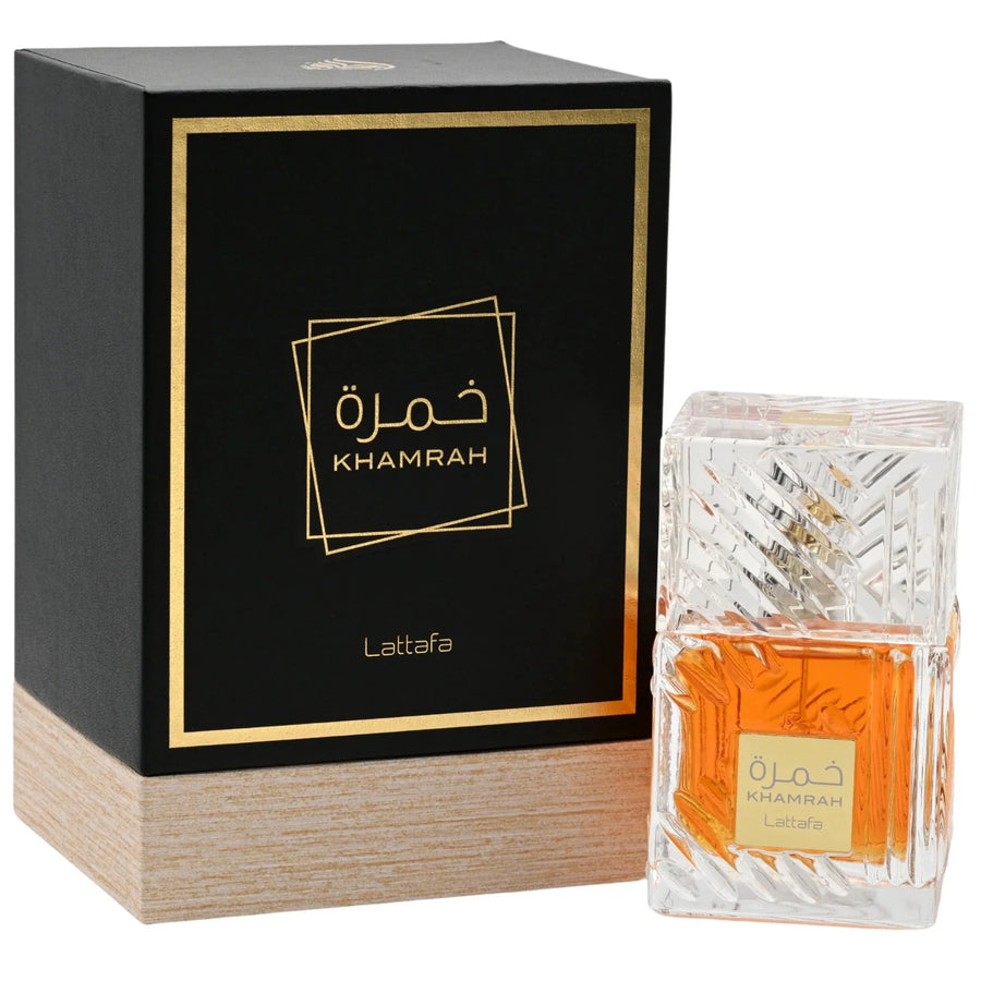 Lattafa Khamrah Eau De Parfum 100ml Unisex – Warm Spicy Vanilla Luxury Fragrance | Free USA Delivery
