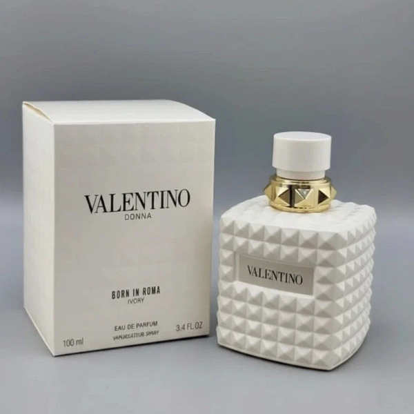 Valentino Donna Born in Roma Ivory Eau de Parfum 3.4 oz Spray by Valentino – Creamy Floral Women’s Perfume | Free USA 3-Day Delivery