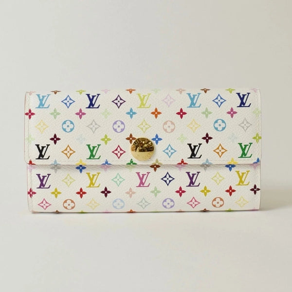 Louis Vuitton Monogram Multicolor Sarah Wallet M93532