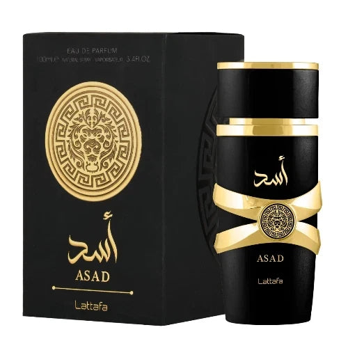 Lattafa Asad Eau De Parfum 100ml for Men – Bold Spicy Woody Fragrance | Free USA Shipping