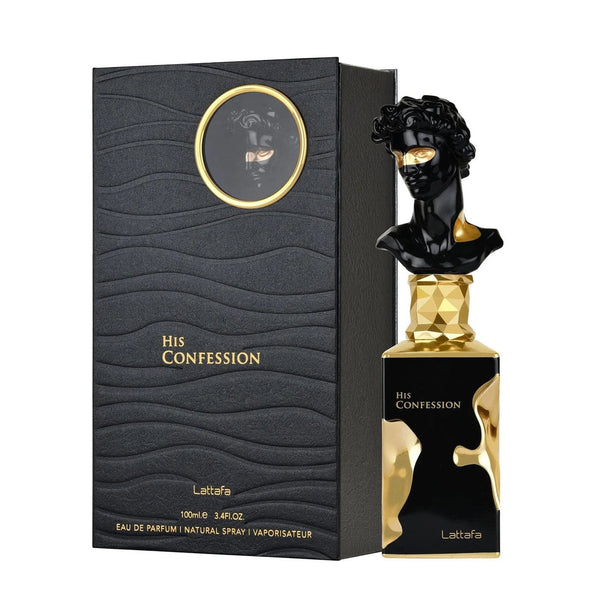 Lattafa His Confession Eau de Parfum 100ml Luxury Men’s Perfume | Free USA 3-Day Delivery