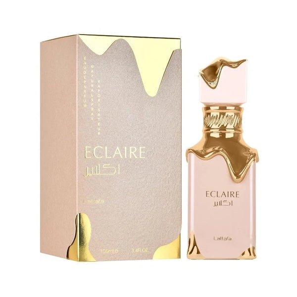 Lattafa Eclaire Eau de Parfum 100ml – Sweet Vanilla Caramel Gourmand Perfume for Women | Free USA Delivery