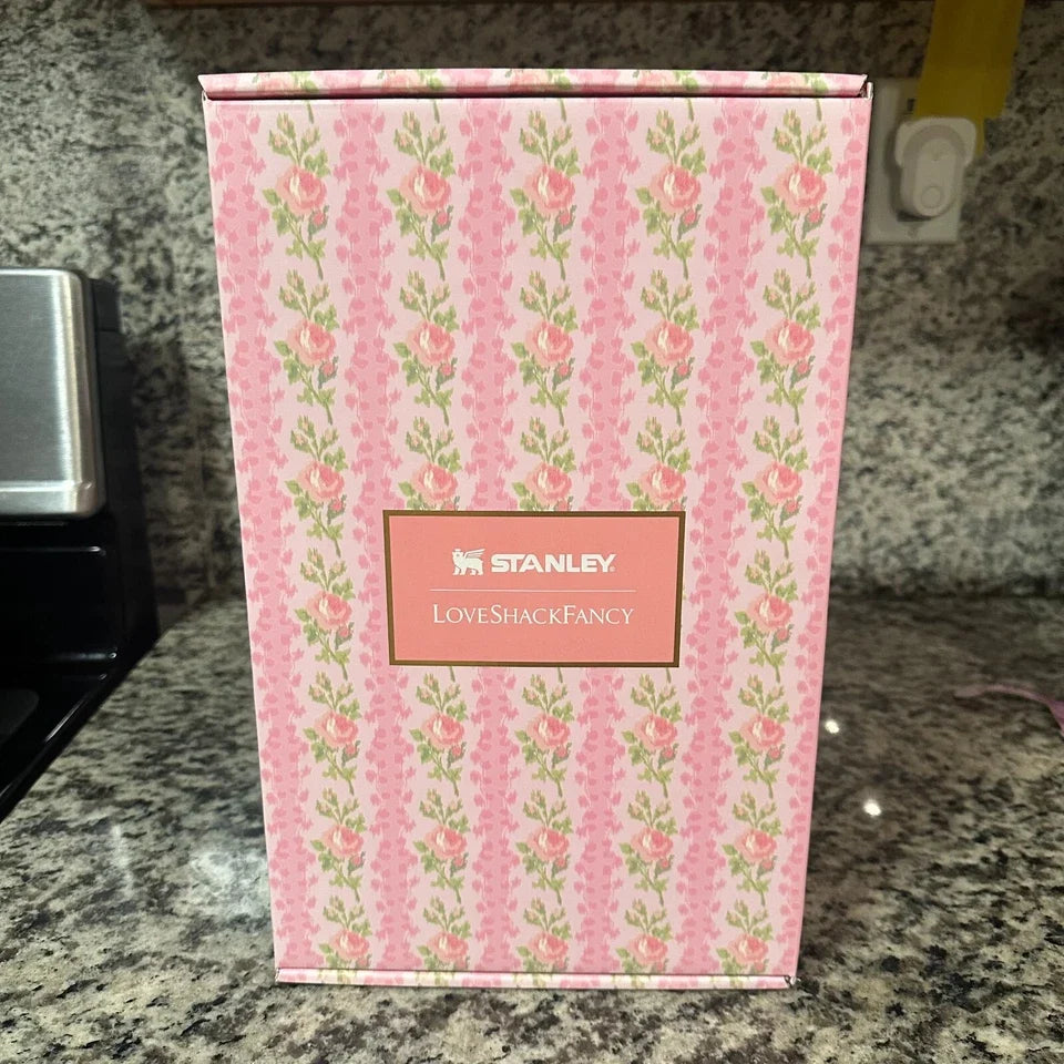 Stanley X Love Shack Fancy 40 Oz Quencher Tumbler – Blooming Heirloom Edition